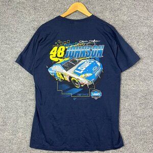 jimmie johnson 48 nascar racing t-shirt lowes‎ 2008 Size Large